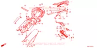 ACHTERSPATBORD  voor Honda CB 650 R 2023