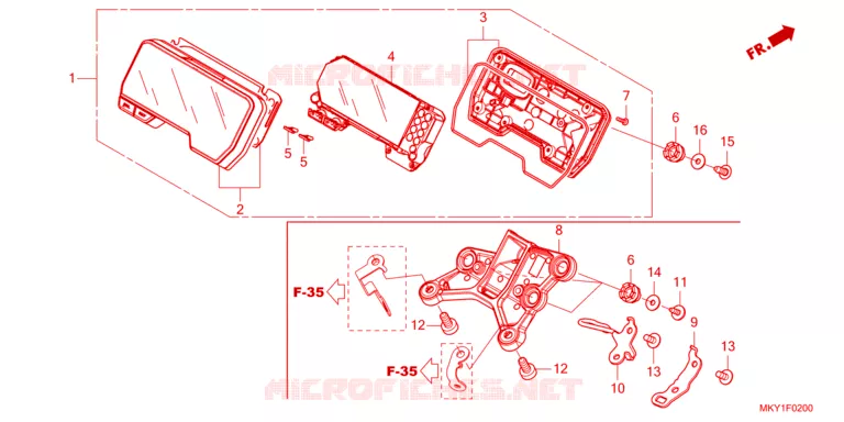 COMBINATIEMETER Honda MOTO 650 CB 2023  CB650RAP