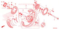 ACHTER WIEL voor Honda XRE 300 2013