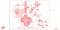 GASKLEP HUIS voor Honda XRE 300 2013