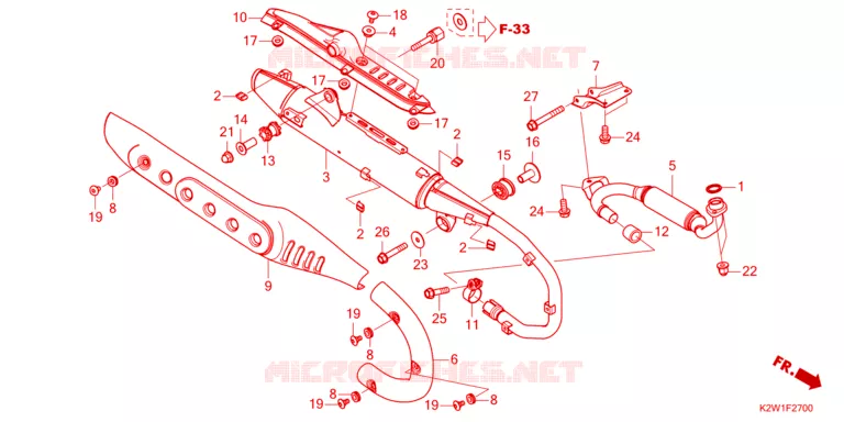 UITLAATDEMPER Honda MOTO 125 DAX 2024  ST125AP