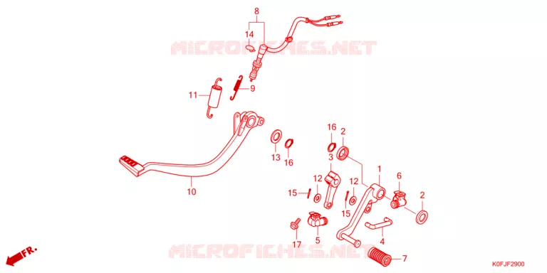 PEDAAL Honda MOTO 125 MONKEY 2024  Z125MAS