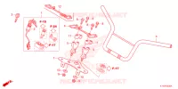     STEERING HANDLE/KEY SET voor Honda NAVI 110 2024
