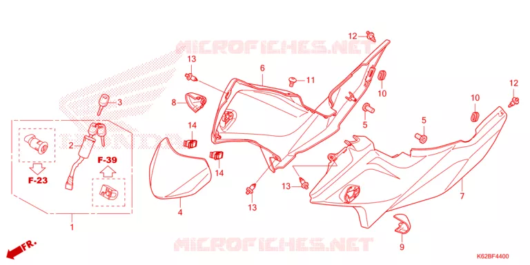 VOORKAP Honda MOTO 110 POP 2023  RF110K