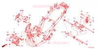 FRAME CHASSIS voor Honda FORZA 350 2024