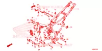 FRAME CHASSIS voor Honda XRE 190 2018