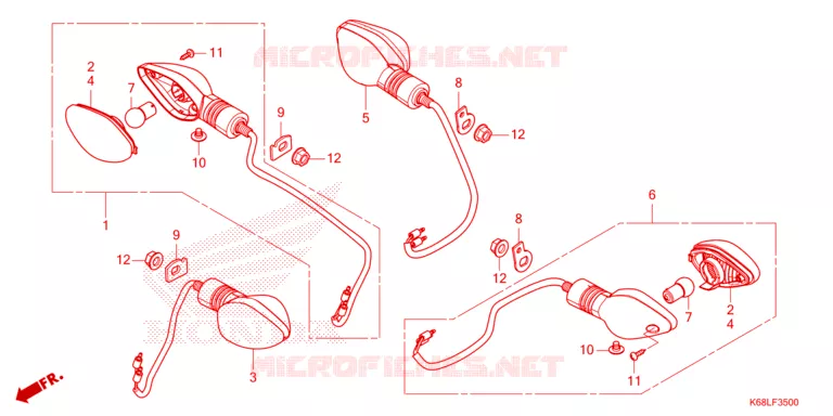 KNIPPERLICHT Honda MOTO 190 XR 2024  XRE190AP
