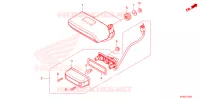 ACHTERLICHT/KENTEKEN LICHT voor Honda XRE 190 SE 2025