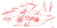 EMBLEEM/STREEP voor Honda XRE 190 SE 2025