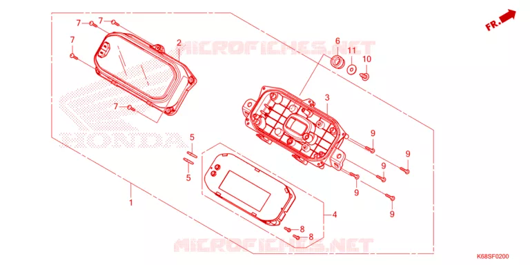 COMBINATIEMETER Honda MOTO 190 XR 2025  XRE190AWS