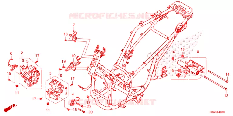 FRAME CHASSIS Honda SCOOTER 150 ADV 2021  ADV150AM