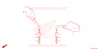 SPIEGEL voor Honda CB 650 R 2023