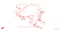 VOORSPATBORD voor Honda CB 650 R 2023