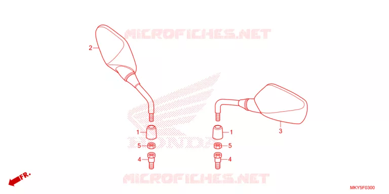 SPIEGEL Honda MOTO 650 CB 2023  CB650RAP