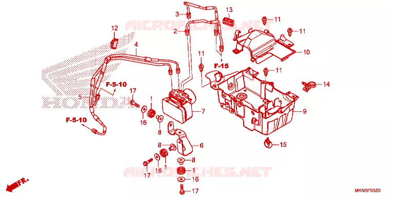ABS MODULATOR Honda MOTO 650 CB 2021  CB650RAL