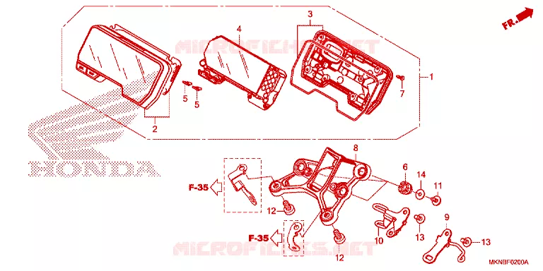COMBINATIEMETER Honda MOTO 650 CB 2021  CB650RAL