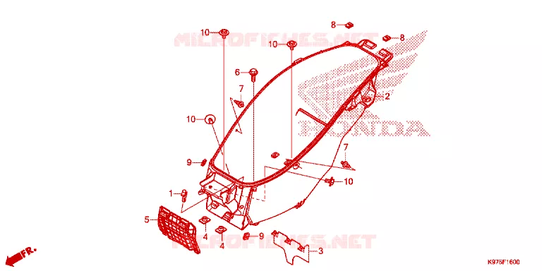 BAGAGEBOX Honda SCOOTER 150 PCX 2019  WW150K