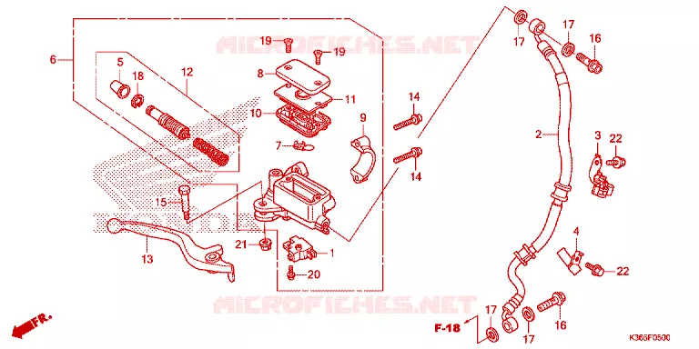 REMPOMP VOOR Honda SCOOTER 150 PCX 2017  WW150H