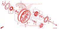 ACHTER WIEL voor Honda CB 500 F 2015