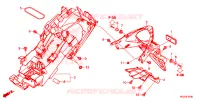 ACHTERSPATBORD  voor Honda CB 500 F 2015