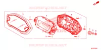 COMBINATIEMETER voor Honda CB 500 F 2015