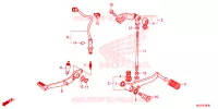 PEDAAL voor Honda CB 500 F 2015