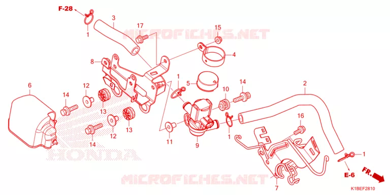LUCHTINJECTIE SOLENOIDEKLEP Honda SCOOTER 350 FORZA 2025  NSS350AS