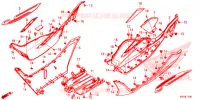 ZIJDE ROK/MIDDEN AFDEKKING voor Honda PCX 150 ABS SPORT 2019