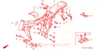 FRAME CHASSIS voor Honda CG 125 FAN 2009