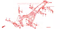 FRAME CHASSIS voor Honda CG 125 CARGO KICK 2011