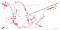 PEDAAL/KICKSTARTER ARM voor Honda CG 125 CARGO KICK 2011