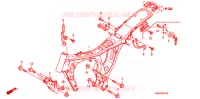 FRAME CHASSIS voor Honda CG 125 CARGO PARTIDA ELETRICA 4LA 2011