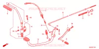 PEDAAL/KICKSTARTER ARM voor Honda CG 125 CARGO PARTIDA ELETRICA 4LA 2011