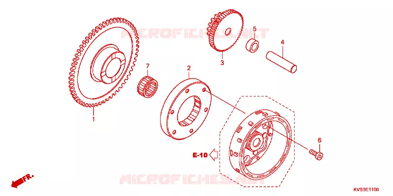 START KOPPELING Honda MOTO 150 CG 2012  CG150ESDC
