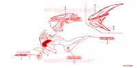 EMBLEEM/STREEP voor Honda TRANSALP 700 2013