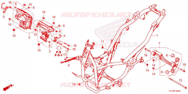 FRAME CHASSIS Honda SCOOTER 160 PCX 2024  WW160ADP