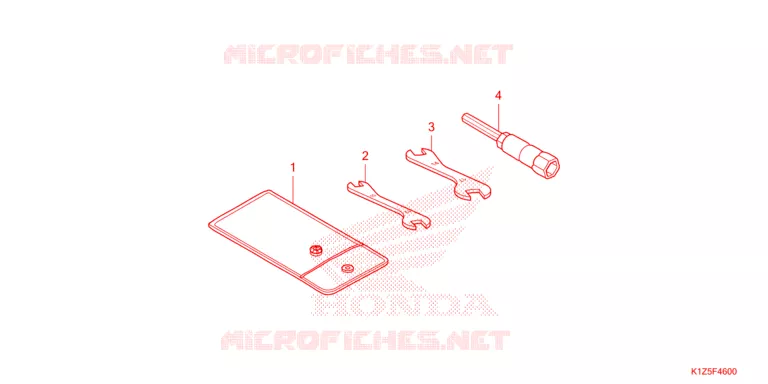 GEREEDSCHAP Honda SCOOTER 160 PCX 2023  WW160ADP