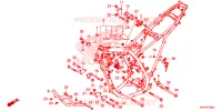 FRAME CHASSIS voor Honda XRE 300 RALLYE 2023