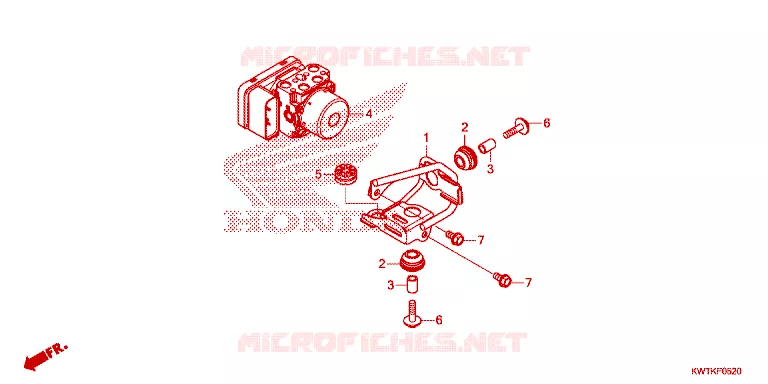 ABS MODULATOR Honda MOTO 300 XR 2021  XRE300AM