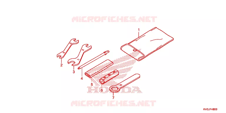 GEREEDSCHAP Honda MOTO 160 CG 2019  CG160EXK