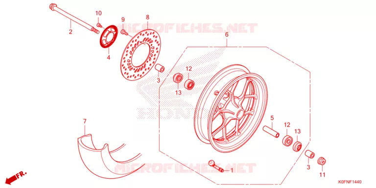 VOORWIEL Honda MOTO 125 MONKEY 2025  Z125MAS