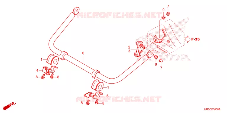 STABILISATOR Honda ATV 520 FOURTRAX 2025  TRX520FM6S