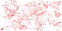 ACHTERSPATBORD  voor Honda FOURTRAX 520 FOREMAN 4X4 BASE NZ 2025