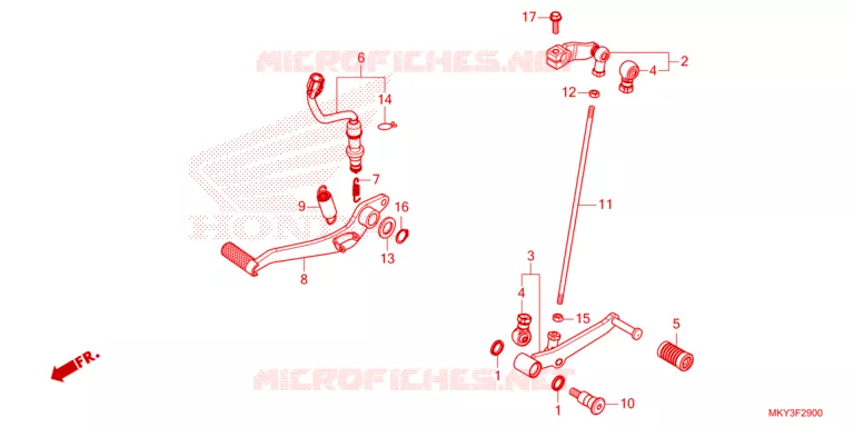 PEDAAL Honda MOTO 650 CBR 2023  CBR650RAP