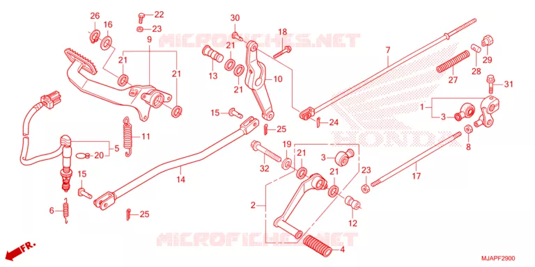 PEDAAL Honda MOTO 750 SHADOW 2025  VT750CBSS