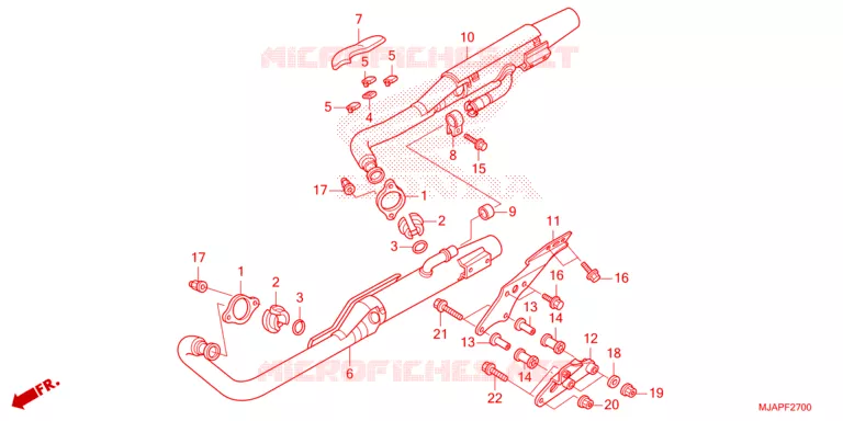 UITLAATDEMPER Honda MOTO 750 SHADOW 2025  VT750CBSS