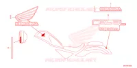 EMBLEEM/STREEP voor Honda REBEL 500 TOURING 2025