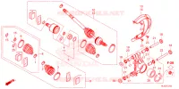 ACHTER KNOKKEL/ACHTER AANDRIJFAS voor Honda PIONEER 1000-3 DELUXE 2025
