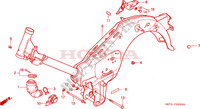 FRAME CHASSIS voor Honda C 50 Z DOUBLE SEAT, KM/H 1977
