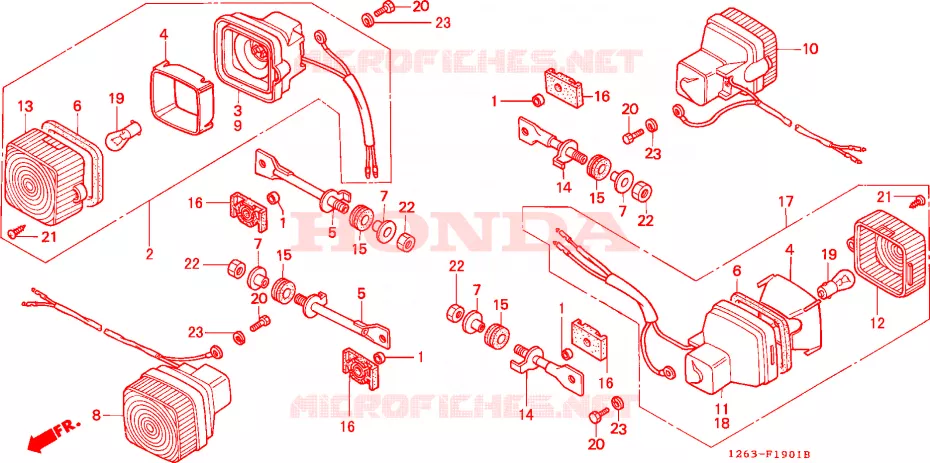 KNIPPERLICHT Honda MOTO 50 DAX 1988  ST50J